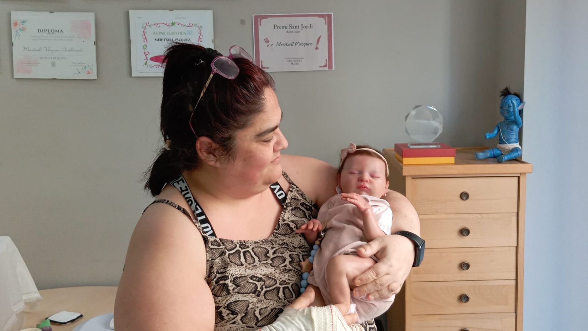 El taller de bebés reborn de Meritxell en Lleida