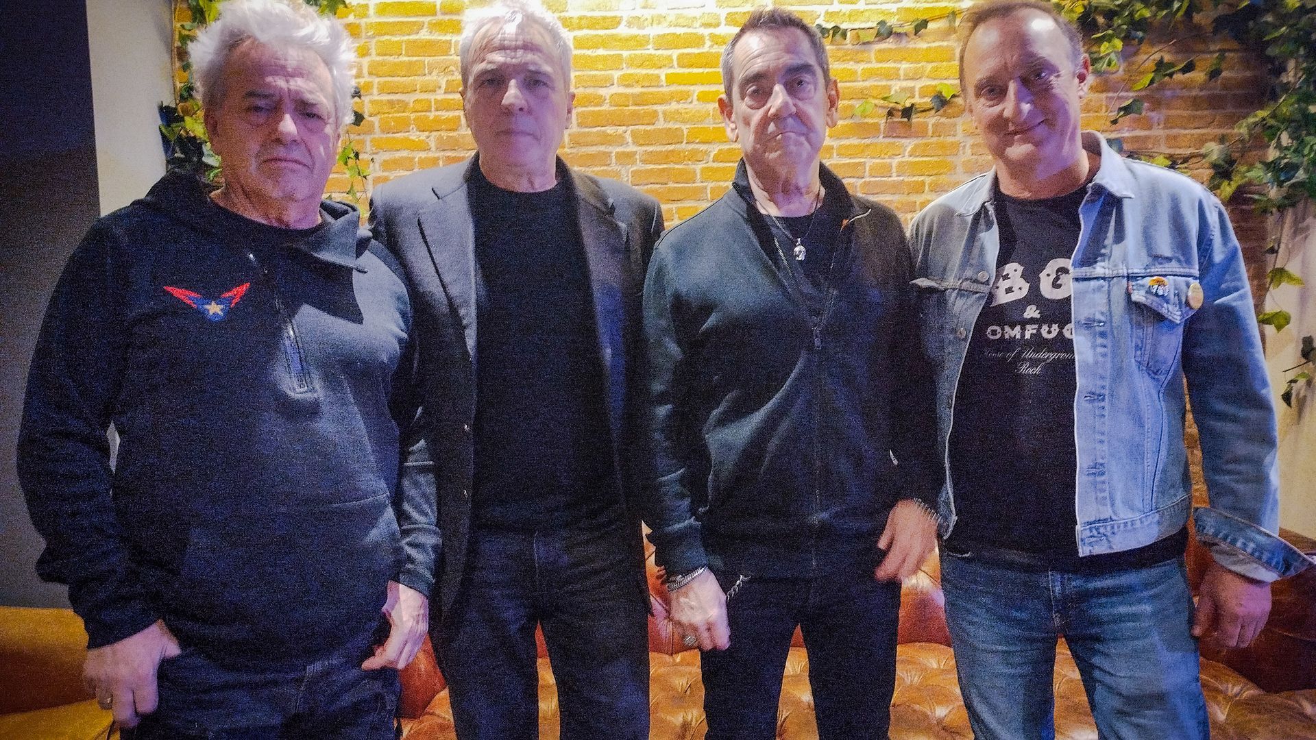 Hombres G. Desde la izda: Rafa Gutiérrez, David Summers, Javi Molina y Dani Mezquita.
