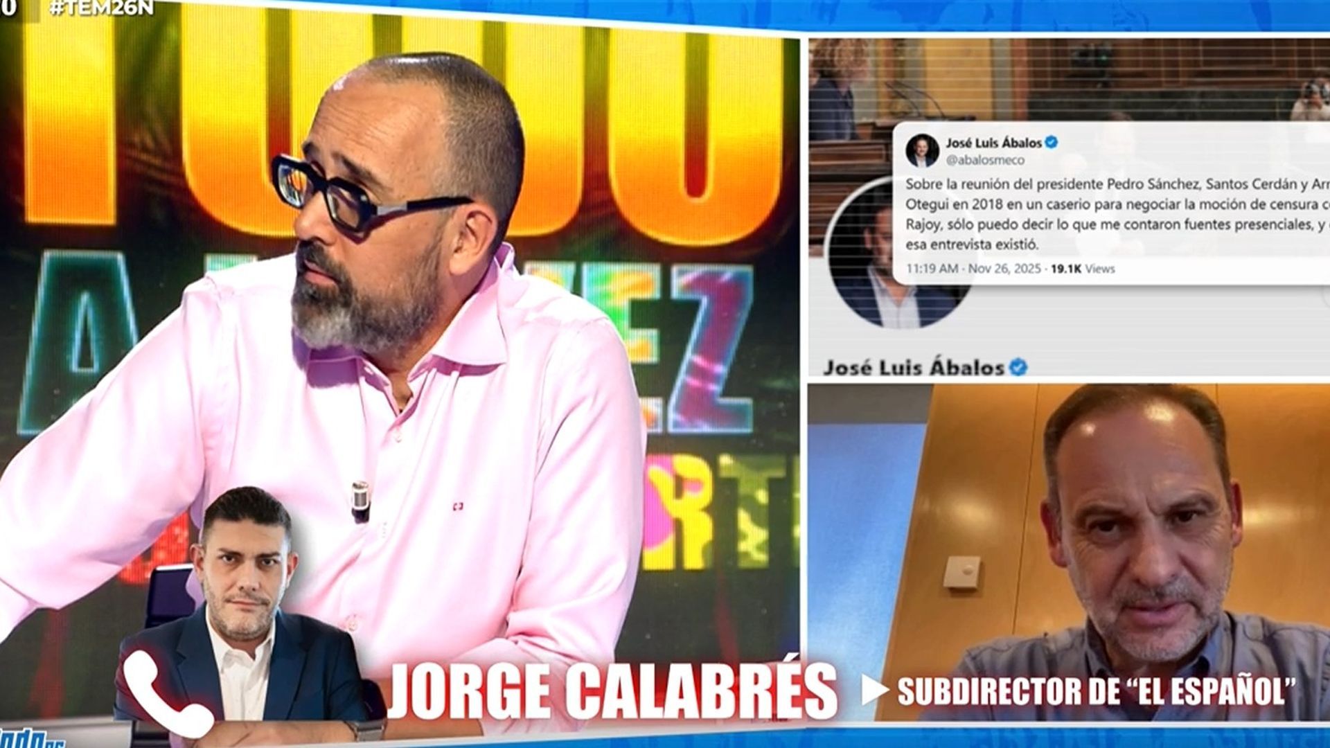 Jorge Calabrés entra en 'TEM'