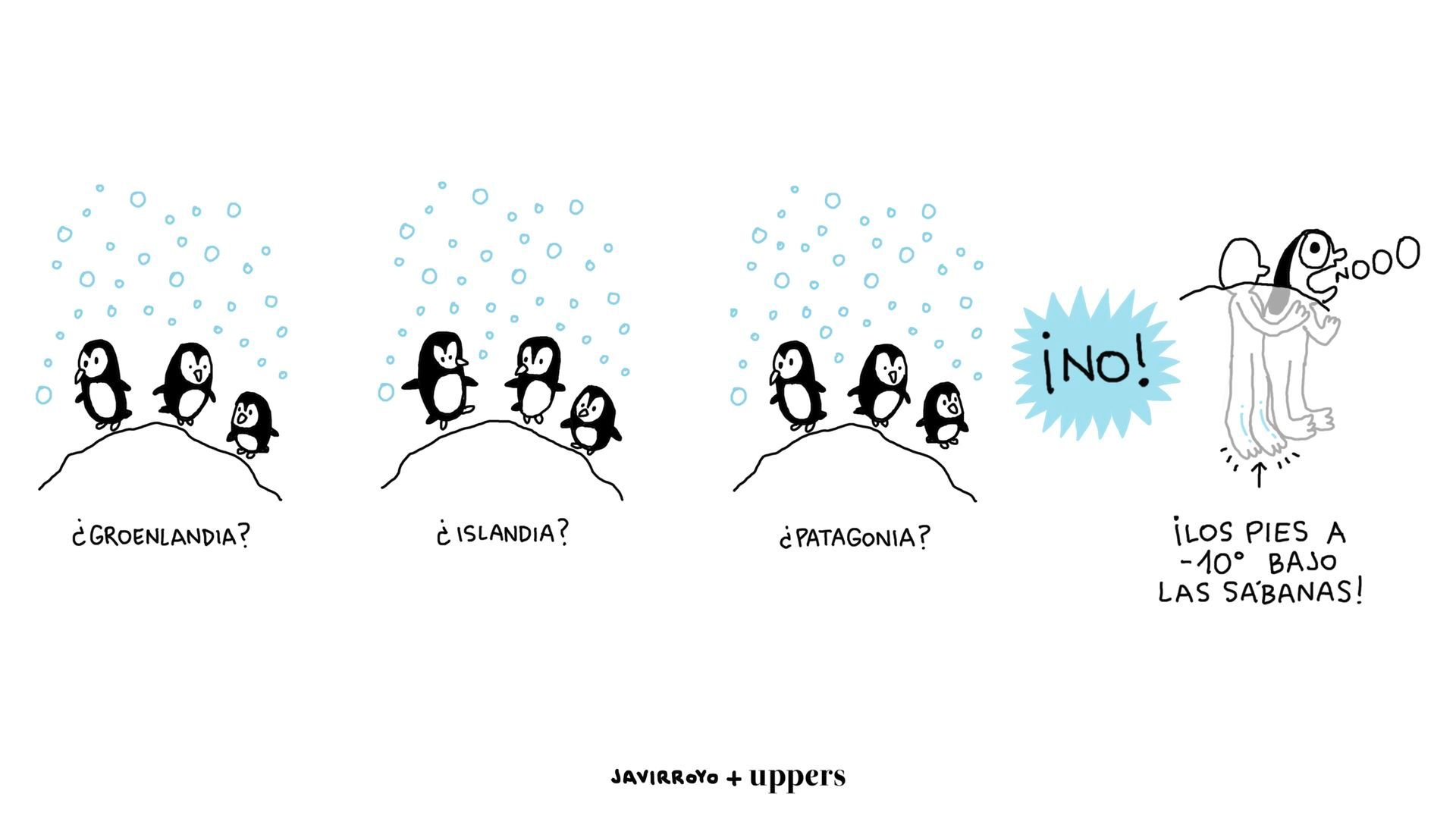 La viñeta de Javirroyo: "Pies a 10 grados"