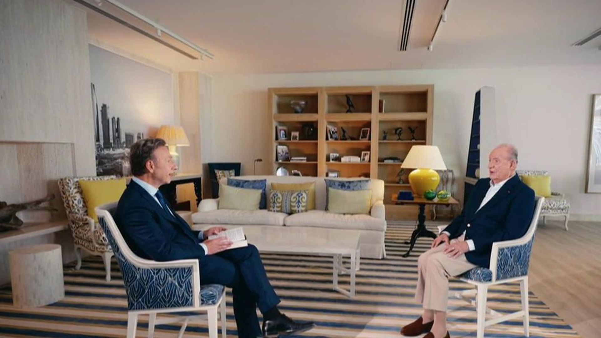 Los titulares del rey emérito a la televisión francesa