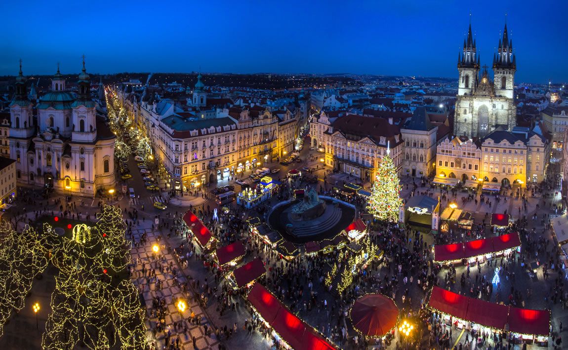 Mercado navideño de Praga