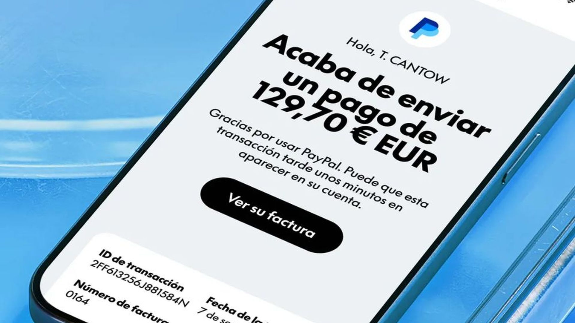 Regístrate ya en PayPal