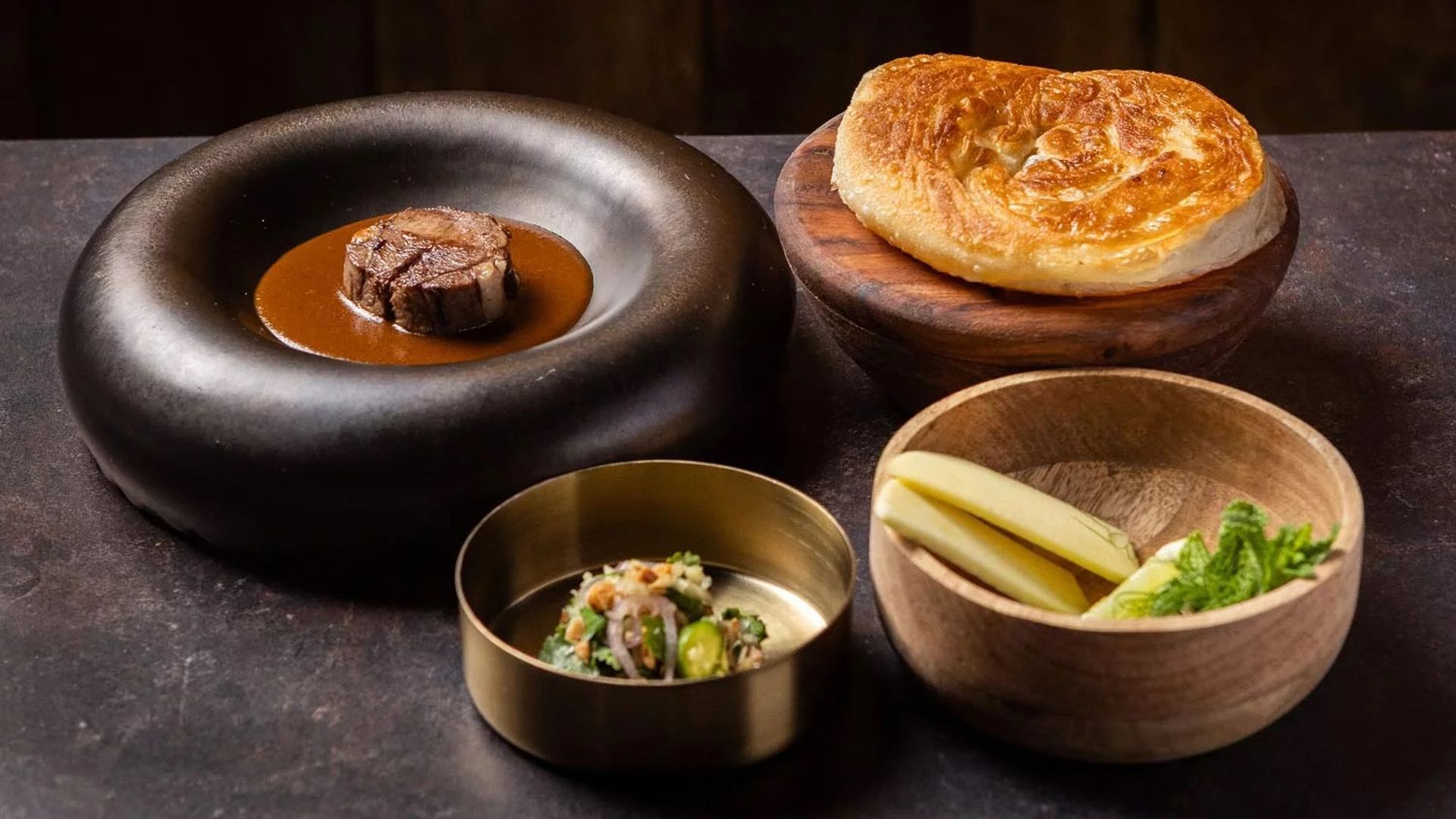 Ternera y rotí de Regueiro