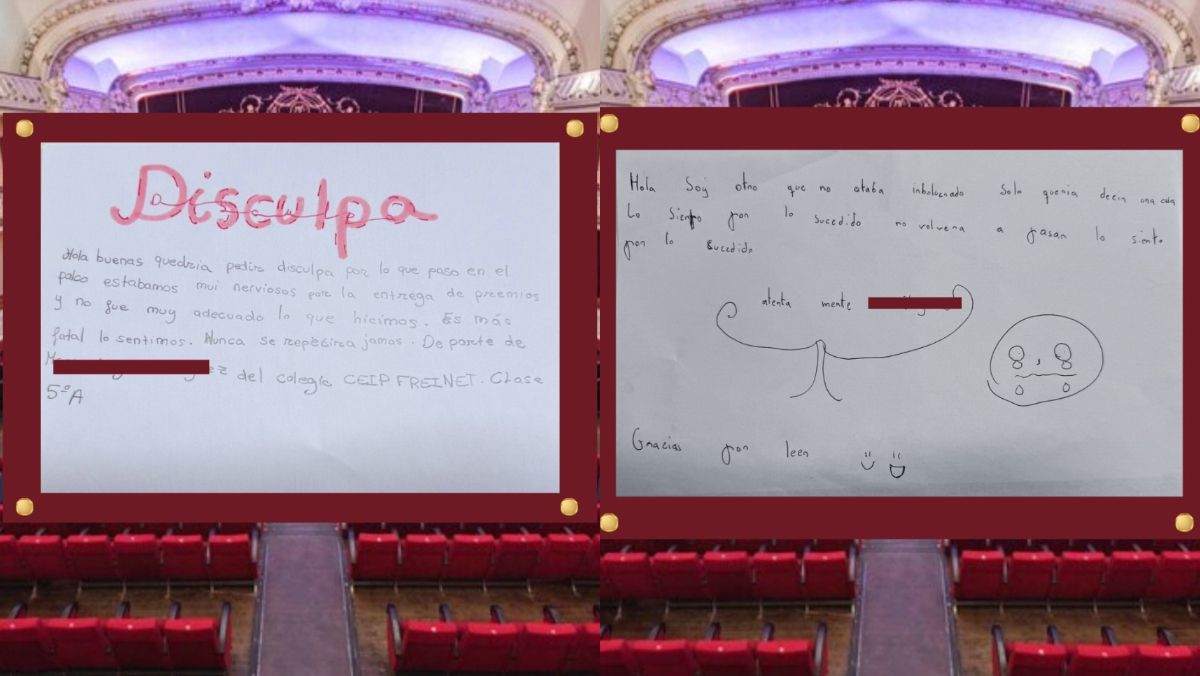 Algunas de la cartas recibidas por el Teatro Cervantes de Almería