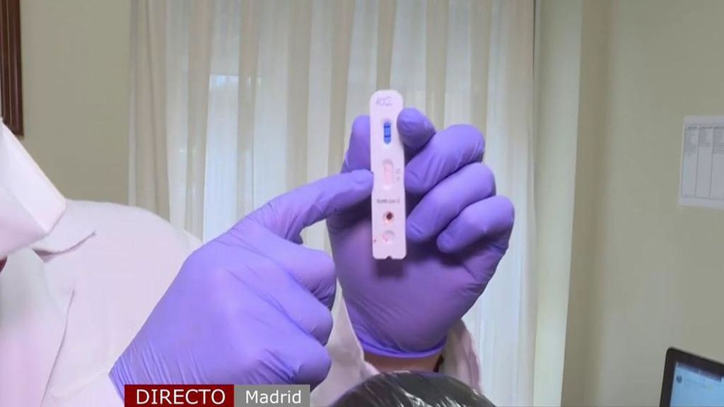 ‘Cuatro al día’ hace en directo una prueba de coronavirus