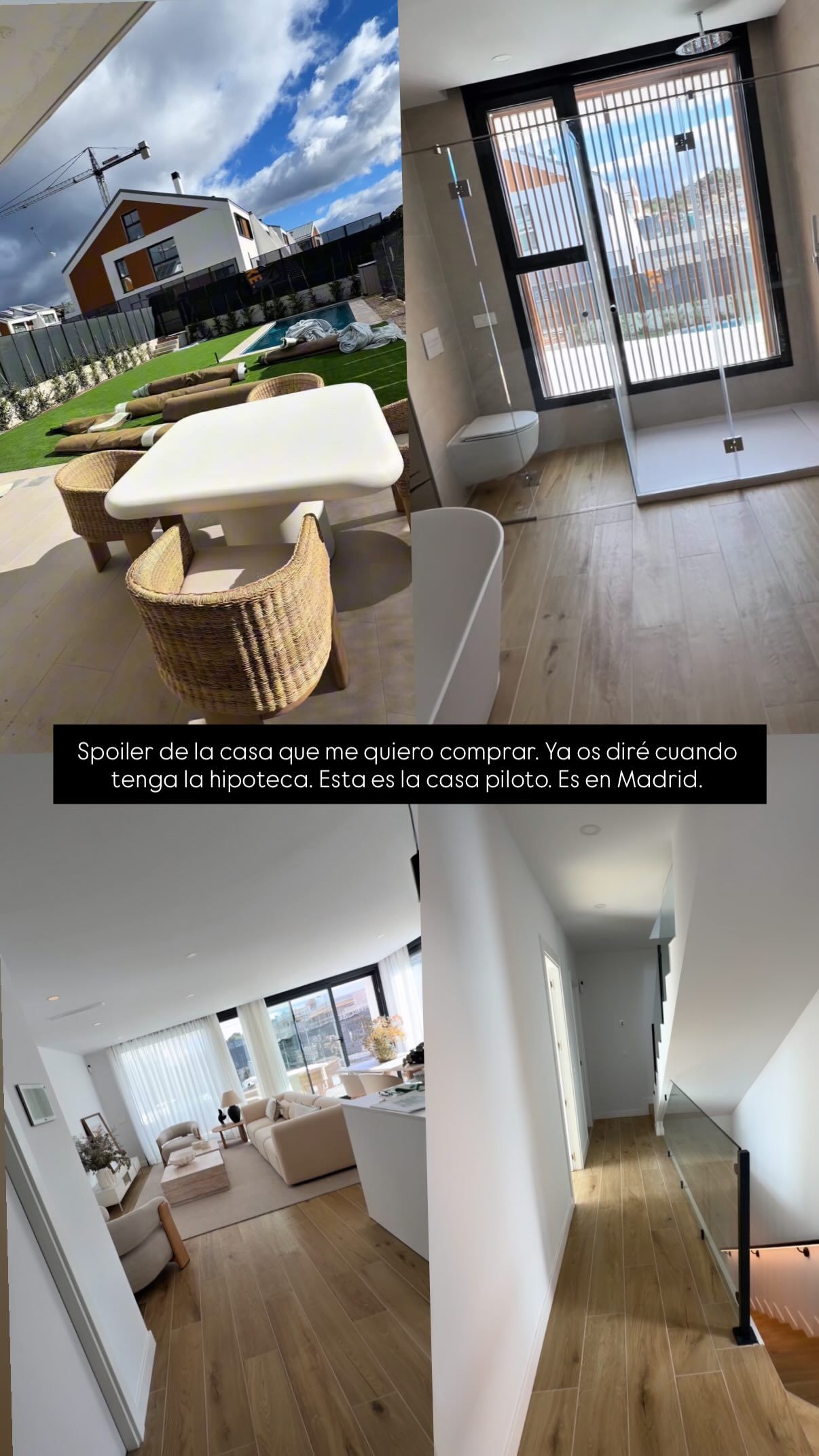 El interior de la casa que se ha comprado Marta Peñate