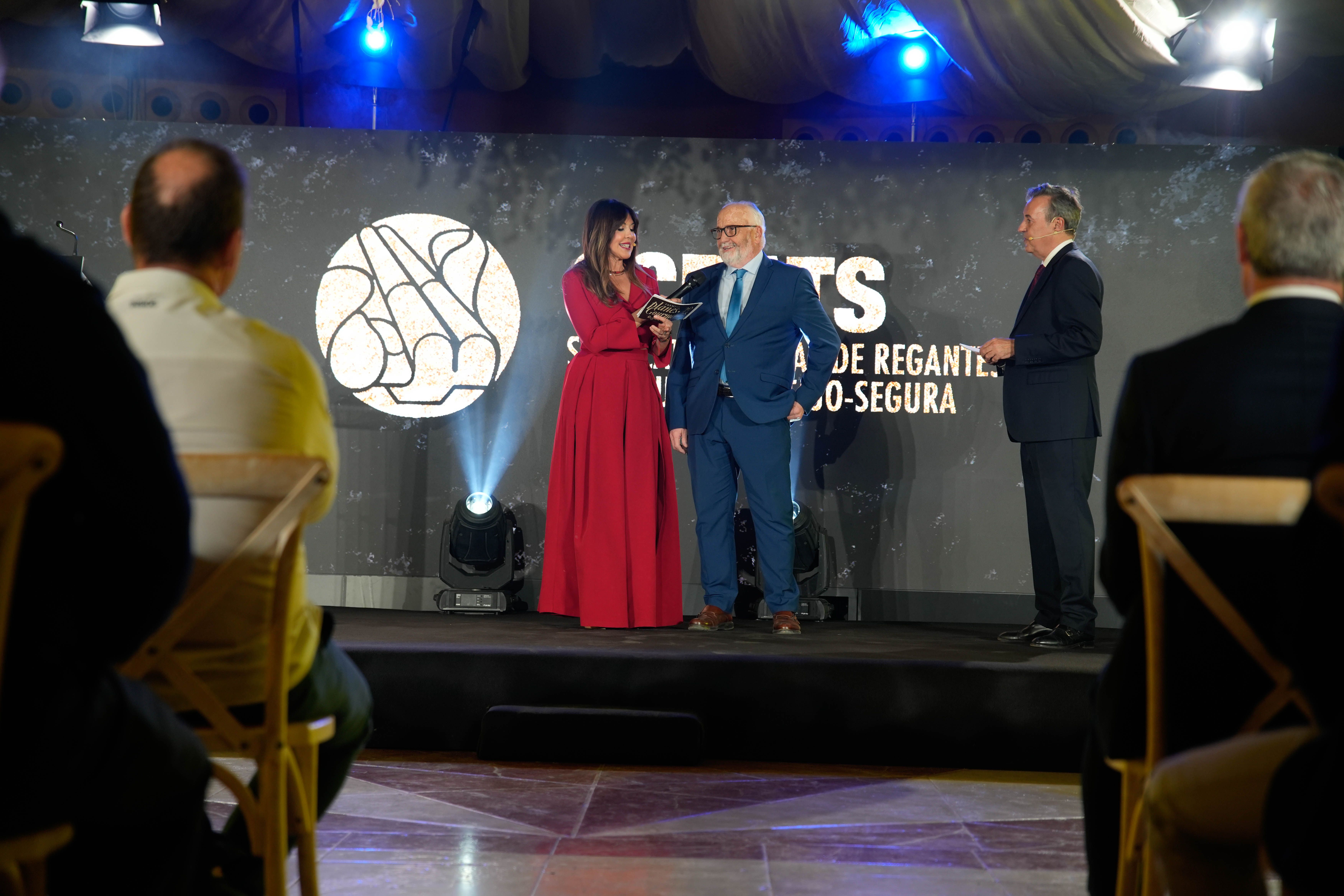 Encarna Talavera y Felipe Andreo Presidente de Regantes de Totana