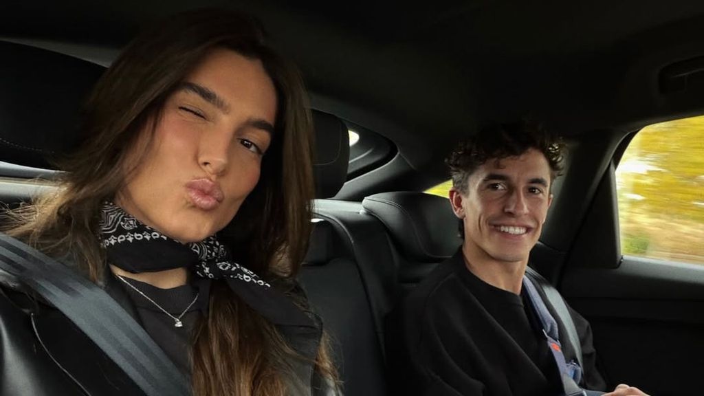 Gemma Pinto y Marc Márquez, en una imagen de redes sociales