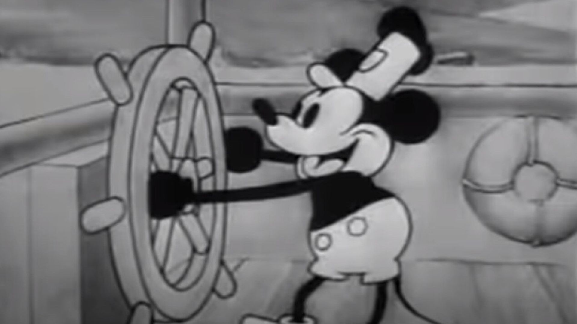 La película 'Steamboat Willie' creada por Walt Disney