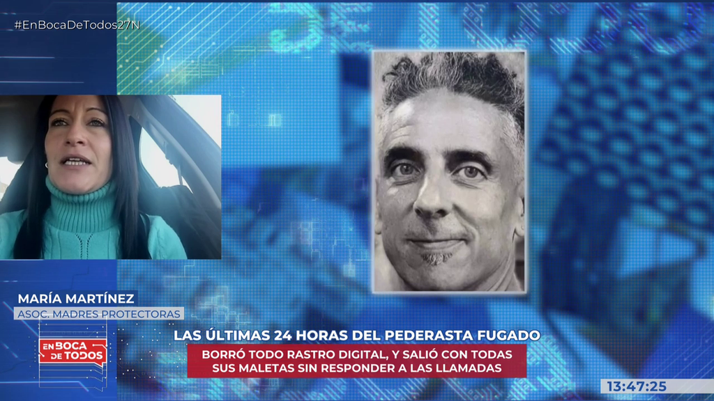 María Martínez, portavoz de la asociación de madres que facilitó la detención de Martiño Ramos, el pederasta fugado: "Lo hemos conseguido"