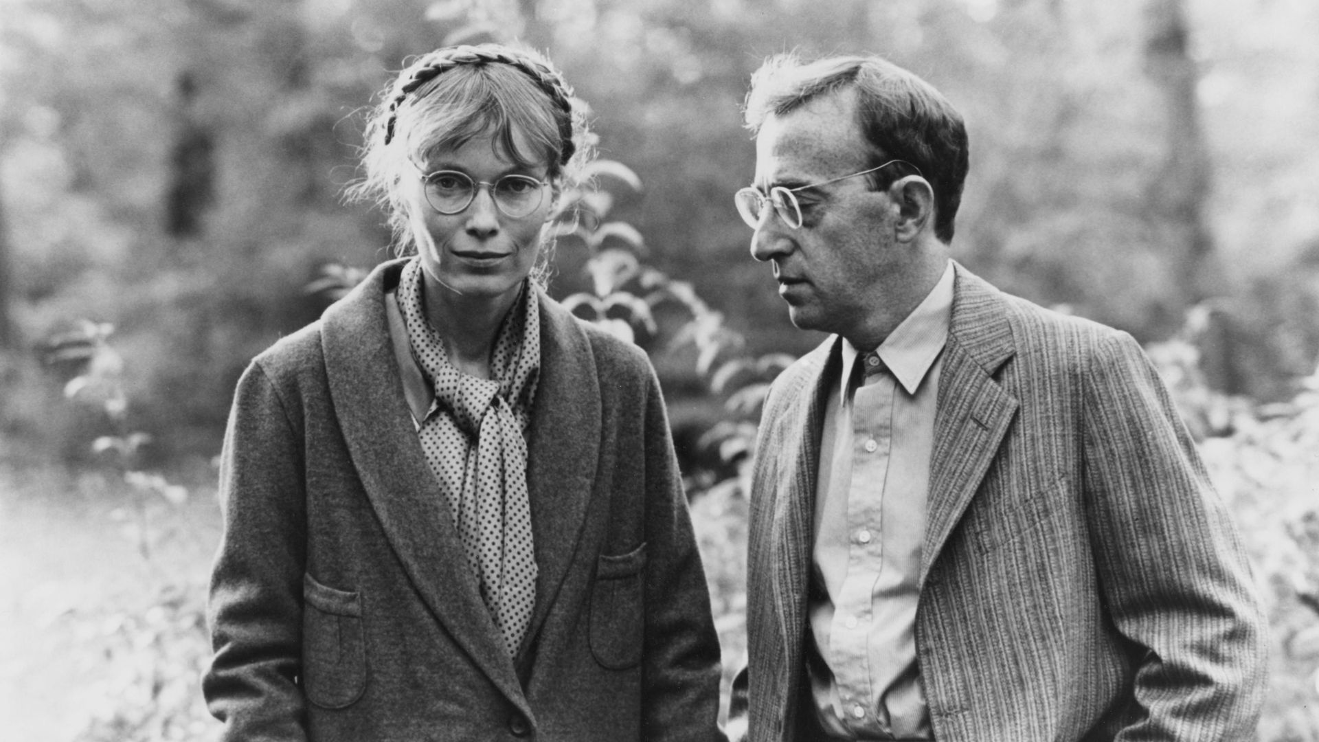 Mia Farrow y Woody Allen