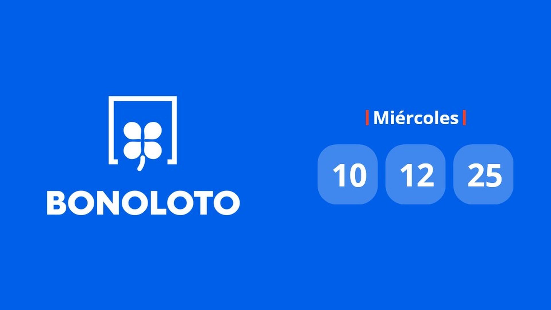 Sorteo de la Bonoloto del 10 de diciembre de 2025