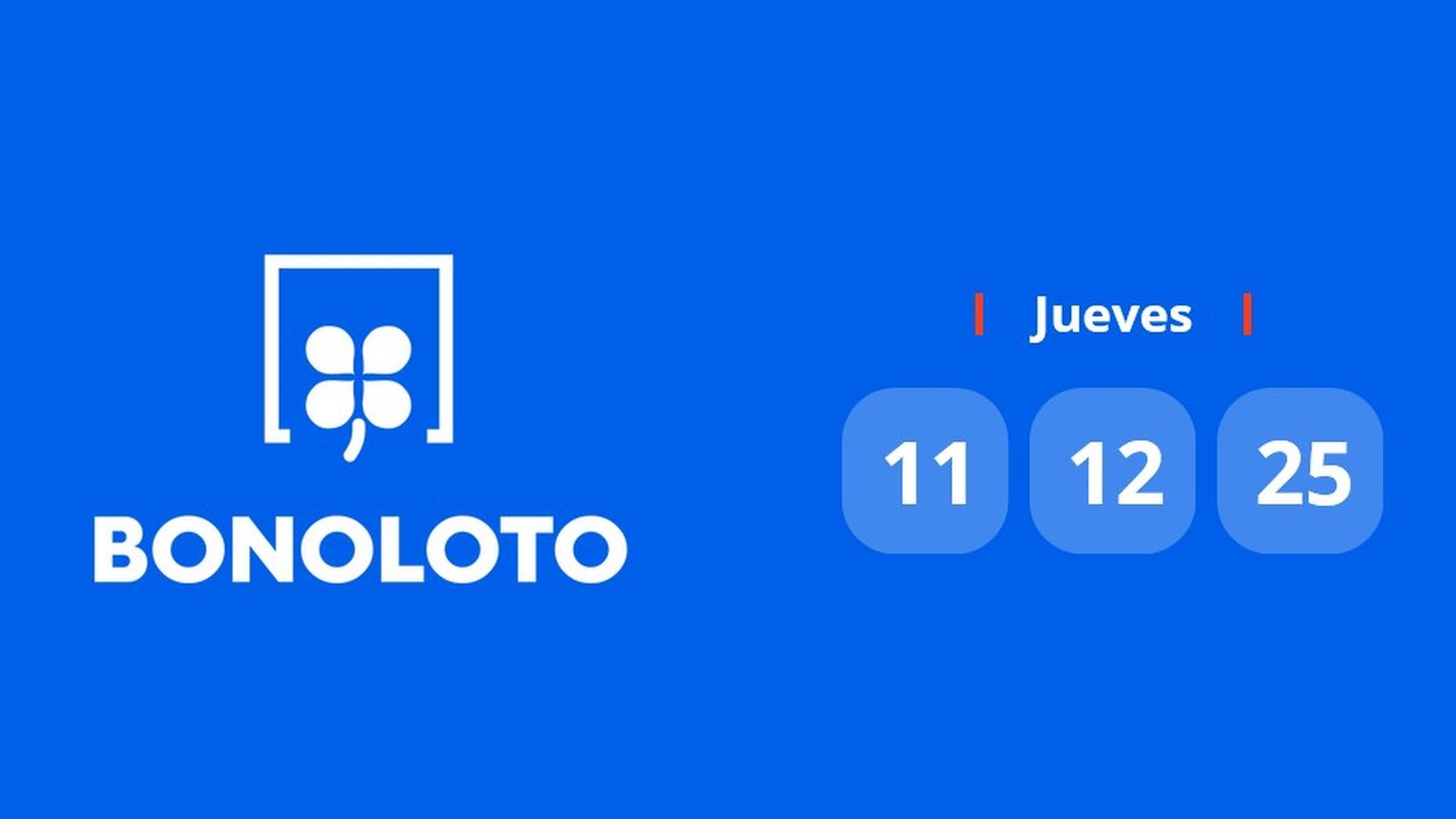 Sorteo de la Bonoloto del 11 de diciembre de 2025