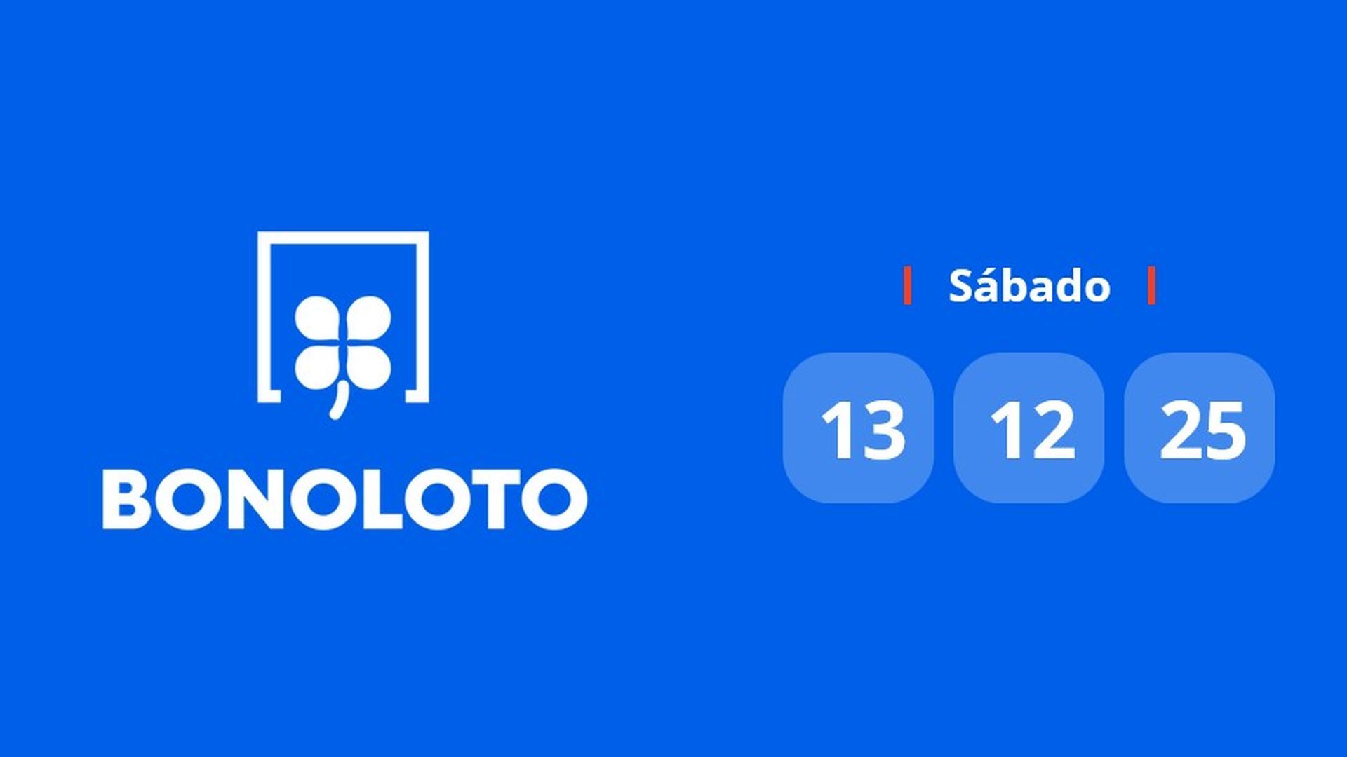 Sorteo de la Bonoloto del 13 de diciembre de 2025