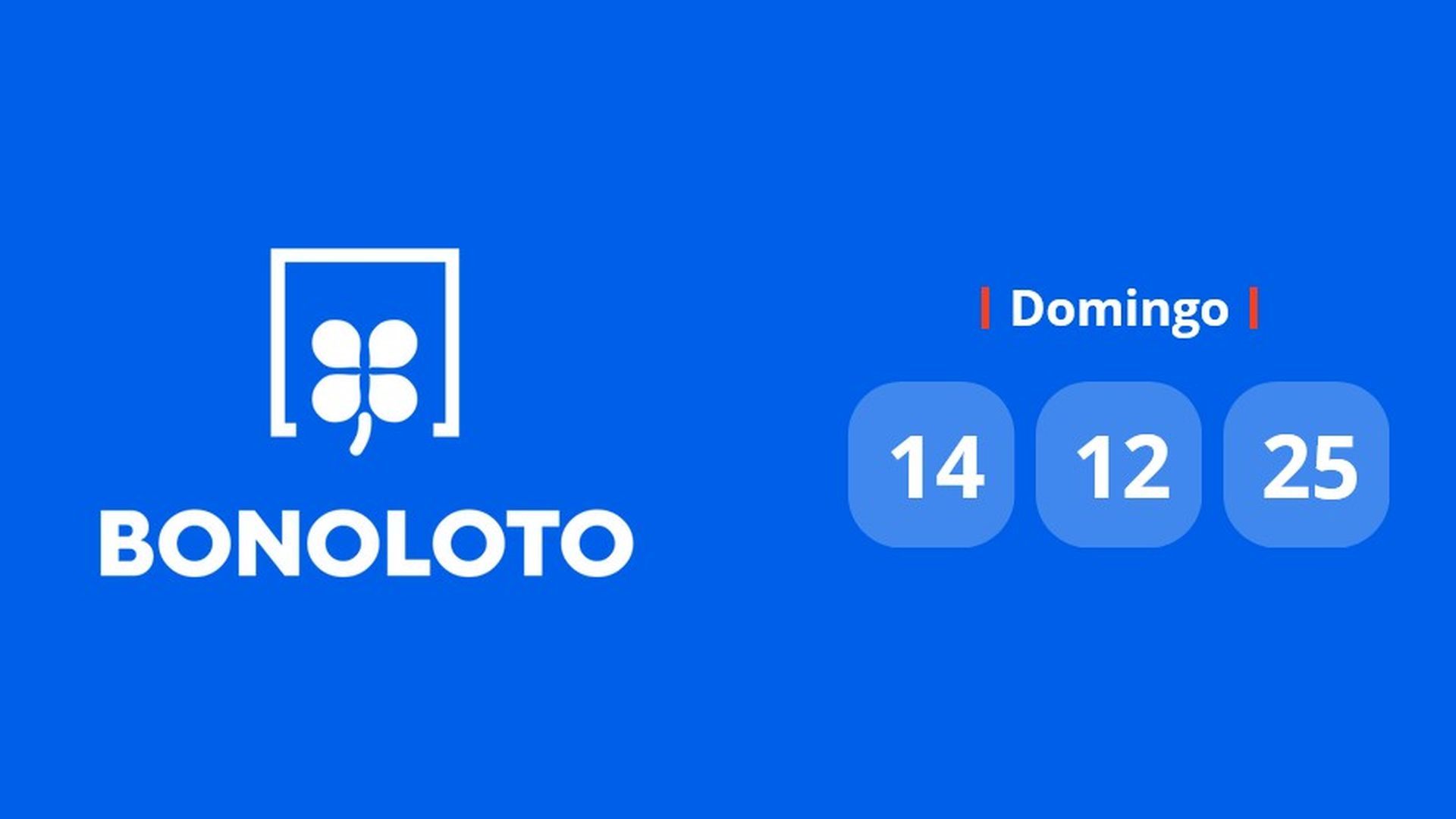 Sorteo de la Bonoloto del 14 de diciembre de 2025