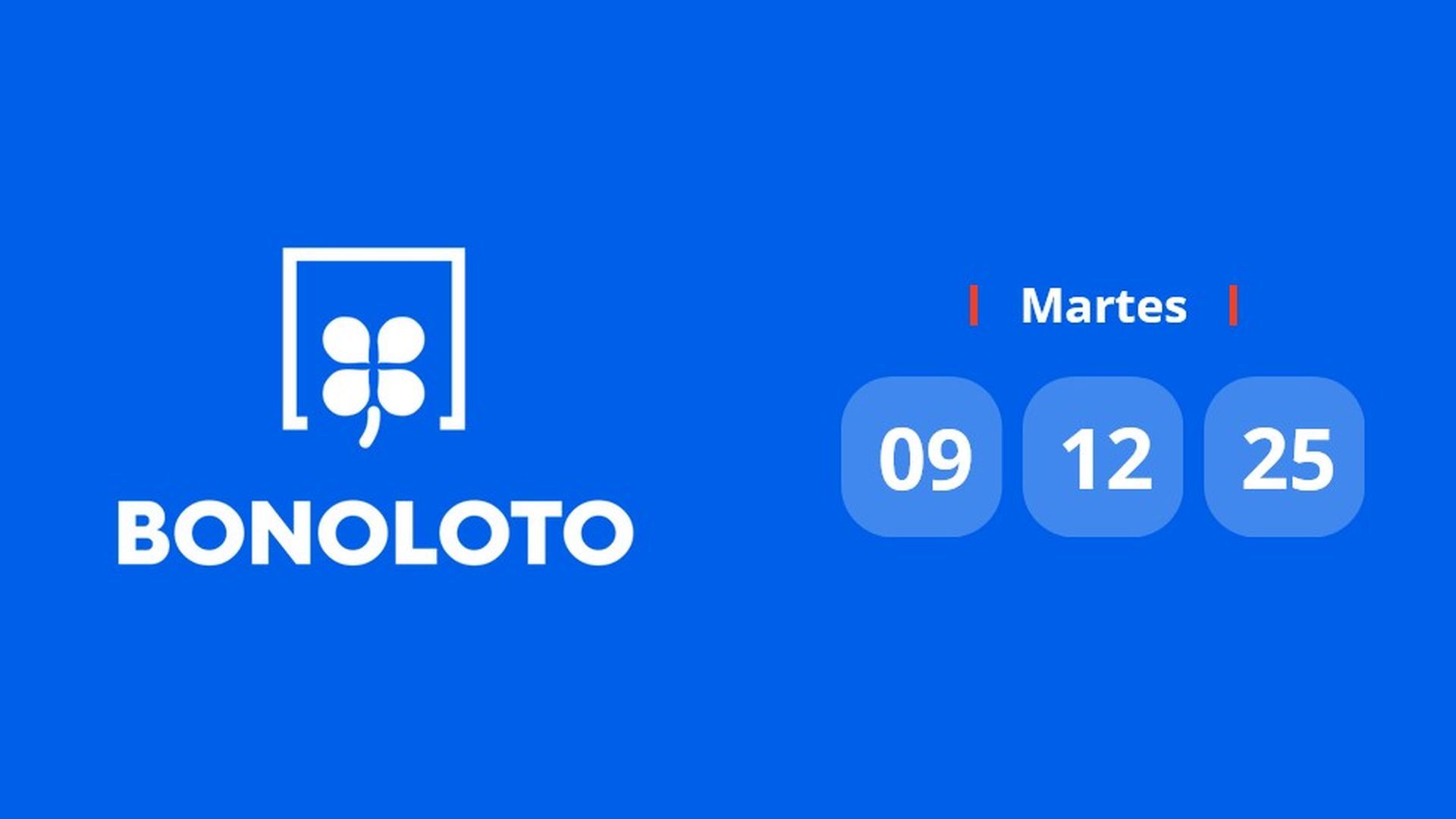 Sorteo de la Bonoloto del 9 de diciembre de 2025