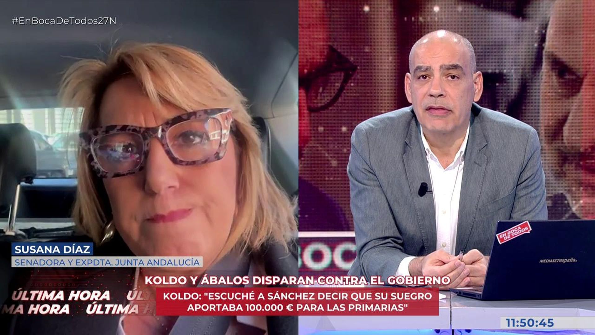Susana Díaz, ante los rumores de 'Pitufeo' en las primarias del PSOE: “No tengo palabras para decirte lo que siento”