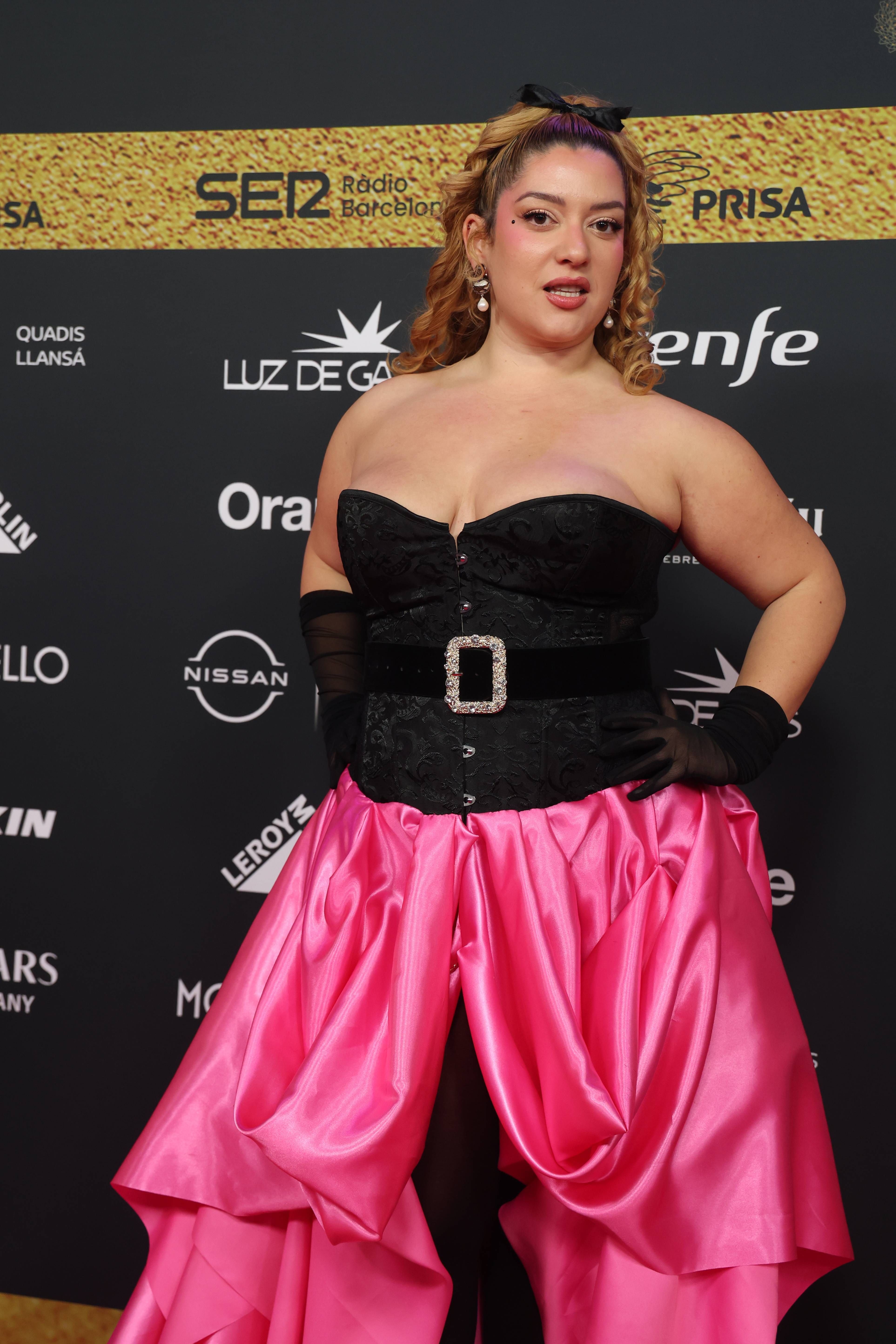 Una asistente a los Premios Ondas 2025