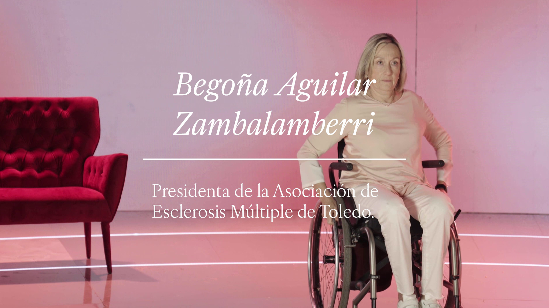 Begoña Aguilar: " nunca imaginé cómo esta enferdad iba a cambiar mi vida."