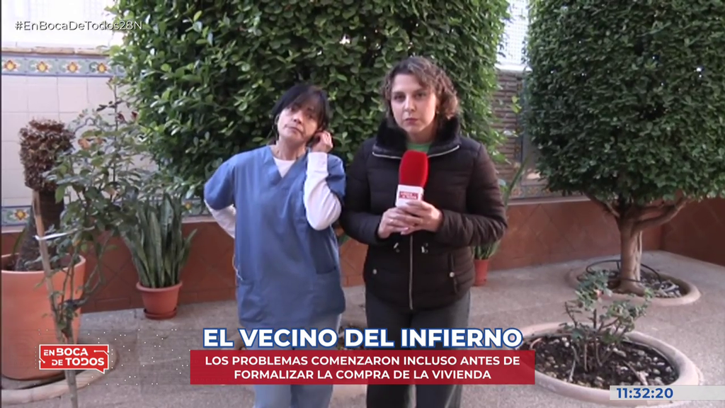 Cristina denuncia vivir en un infierno desde hace cuatro años por su vecino