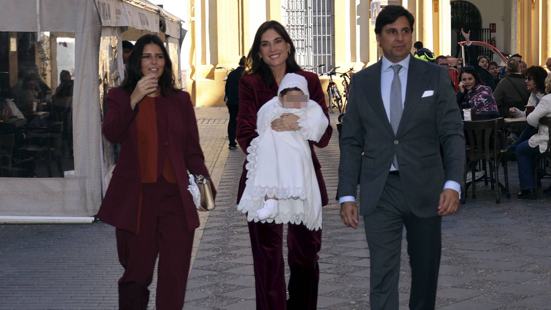 El bautizo de Nicolás, el hijo de Lourdes Montes y Fran Rivera