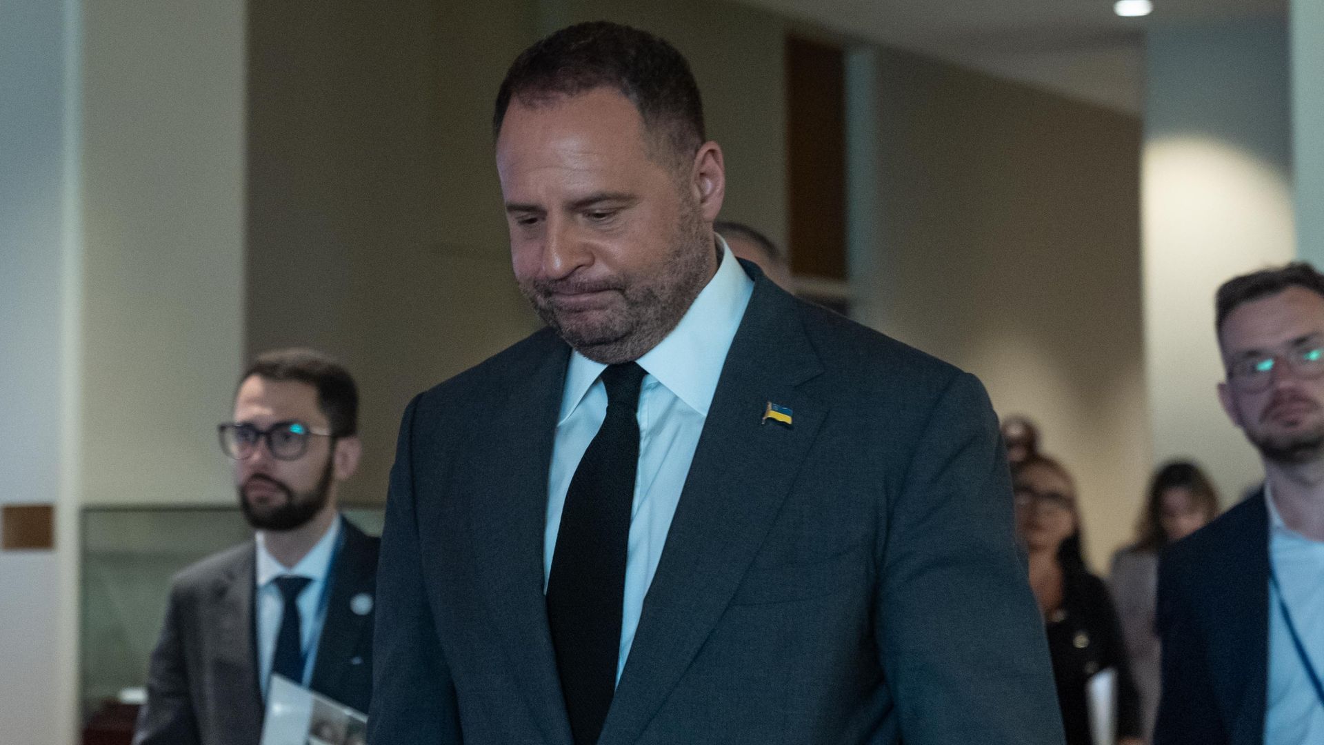 El jefe de la oficina presidencial de Ucrania, Andri Yermak