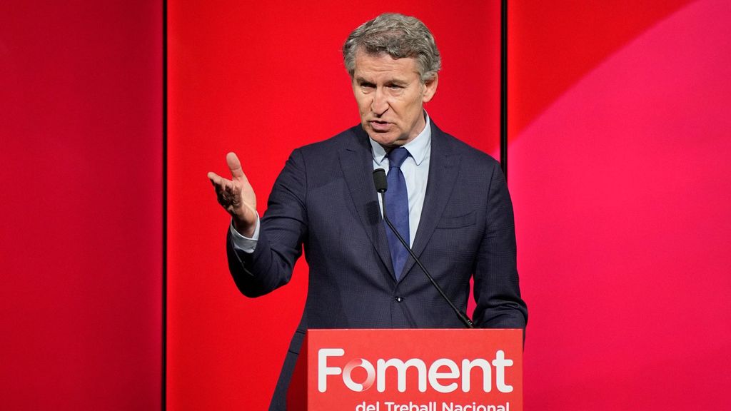 Alberto Núñez Feijóo, en la patronal catalana: "No me faltan ganas para una moción de censura, sino votos"