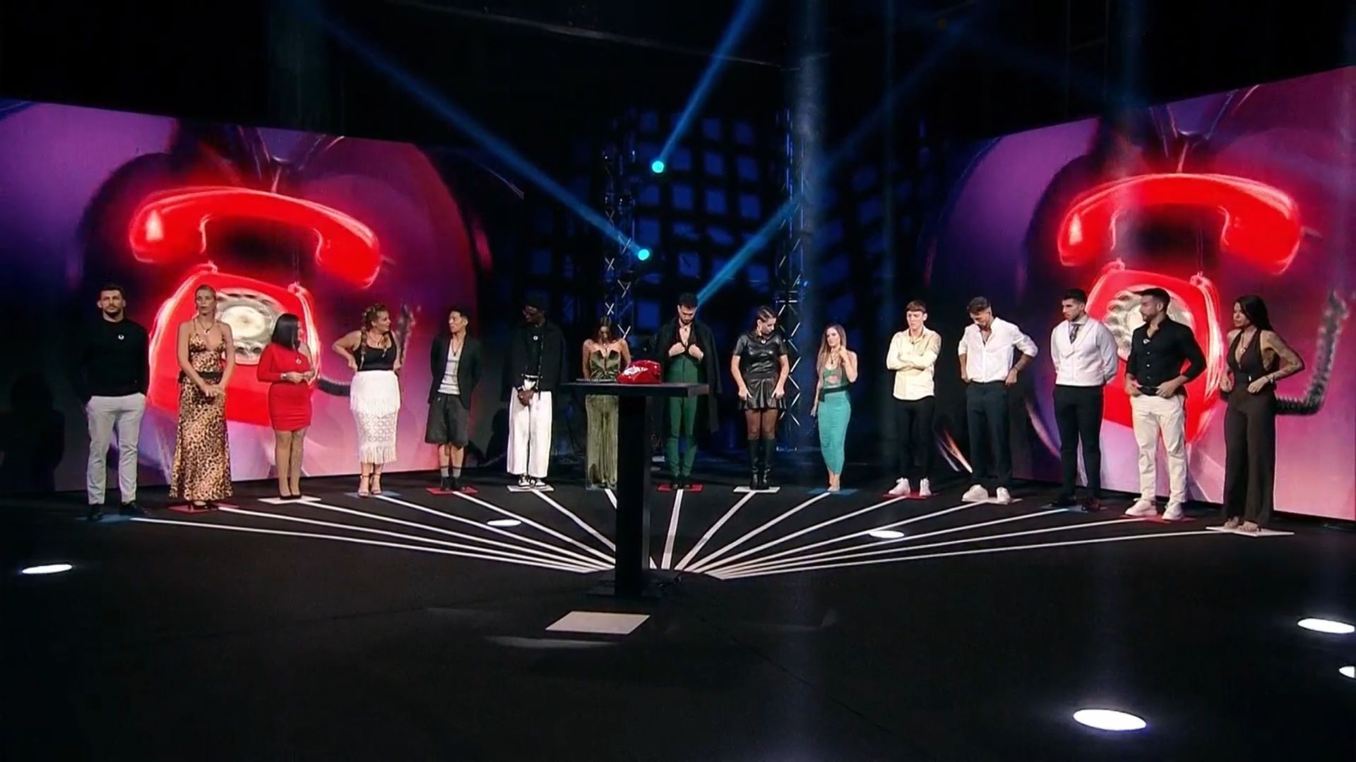 En la sala de pruebas justo antes de nominar