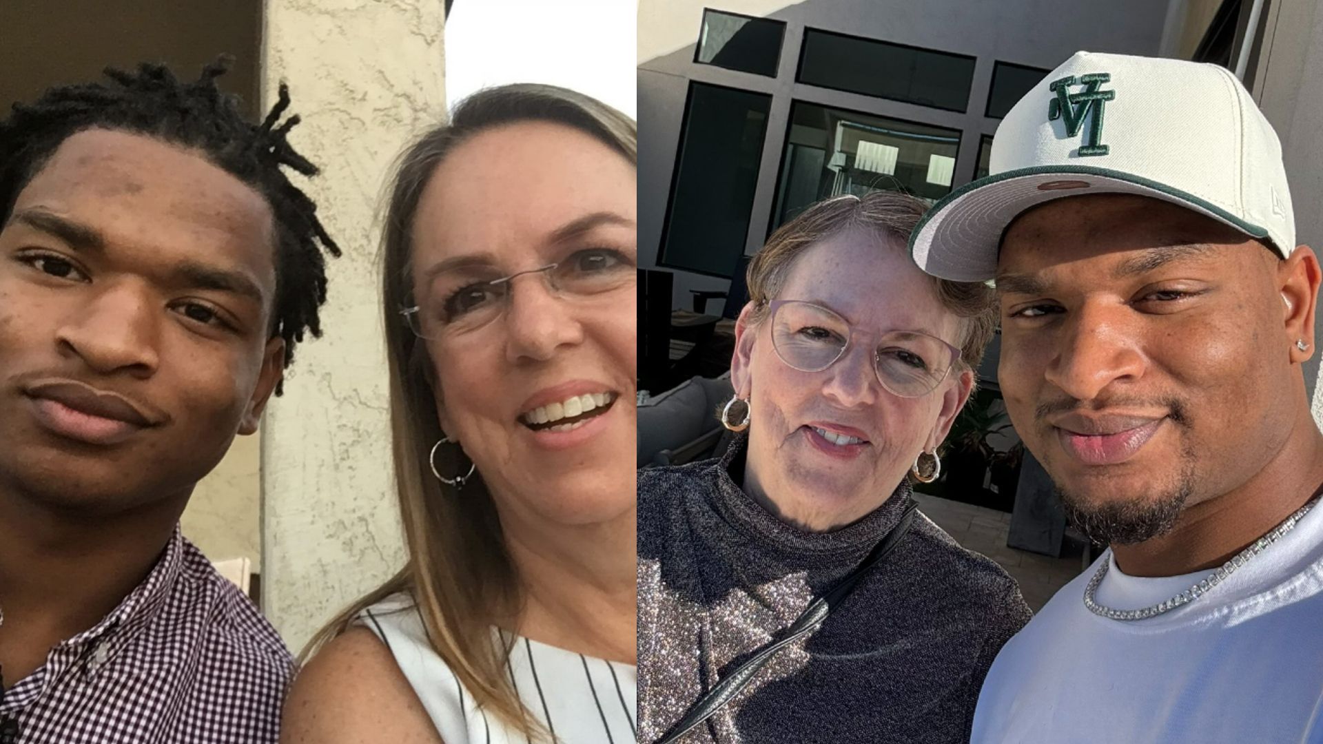 Jamal Hinton y Wanda Dench