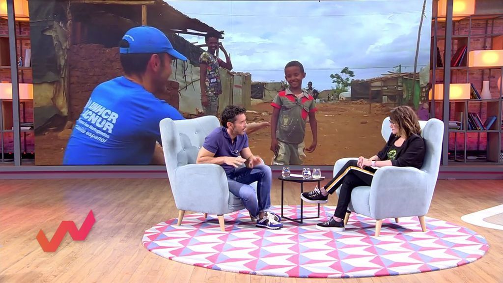 Jesús Vázquez, embajador de los refugiados en 'Viva la vida'