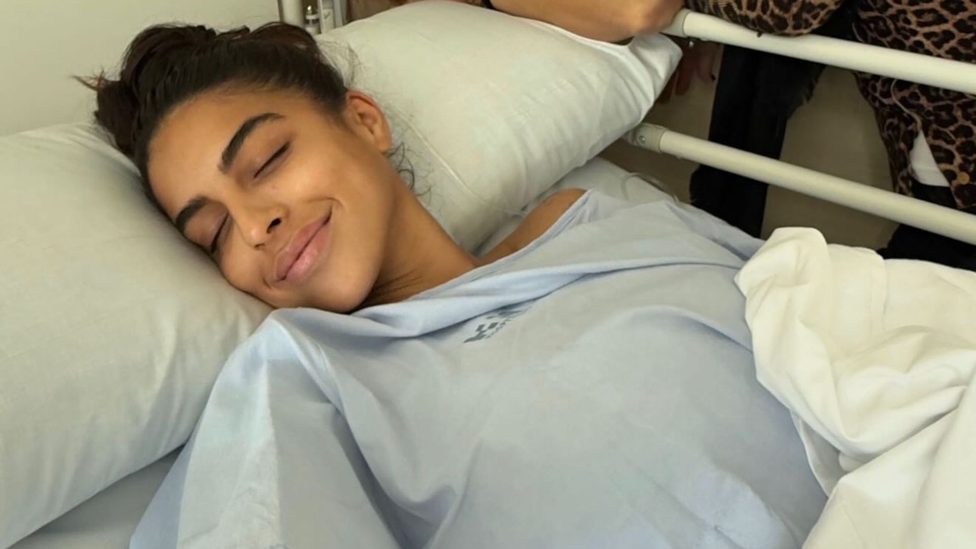La foto de Zoe Bayona, ingresada en el hospital