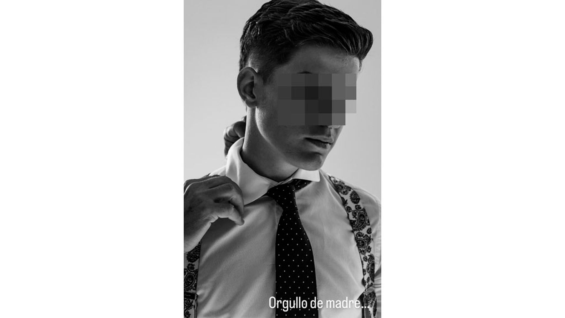 Marta López felicita a su hijo Teyo