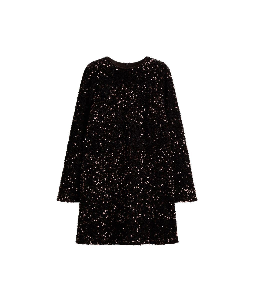 Minivestido de lentejuelas, de H&M