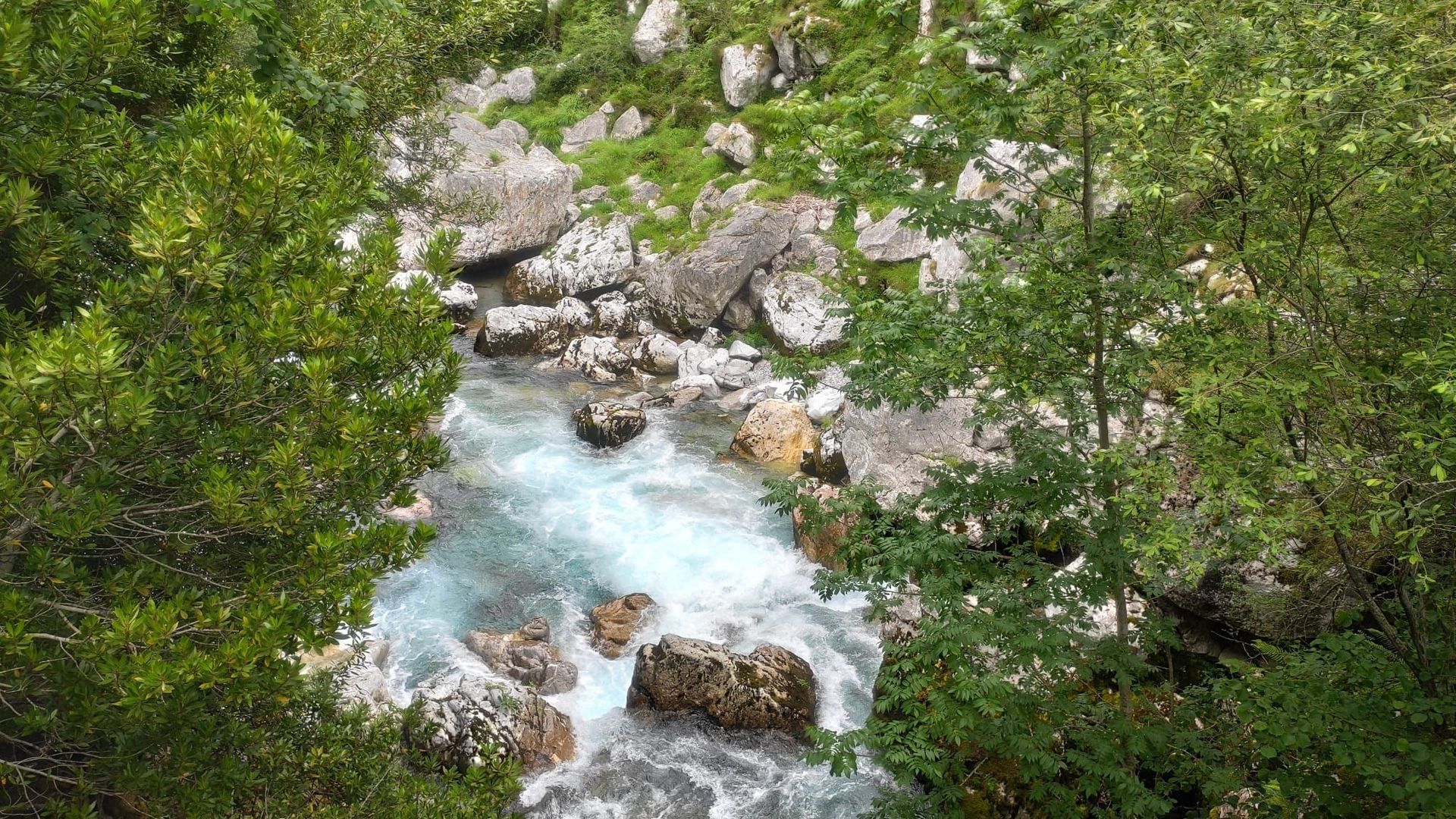 Muere una mujer al caer a un río en una ruta de montaña en los Picos de Europa