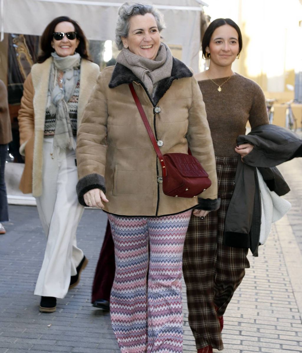 Pepa, en el bautizo de Nicolás