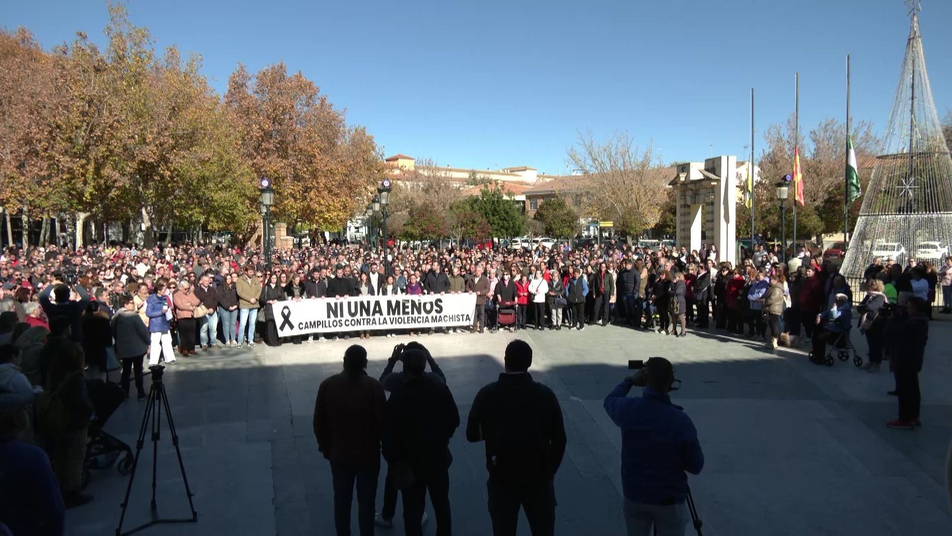 Protesta en Campillos por el crimen de violencia machista