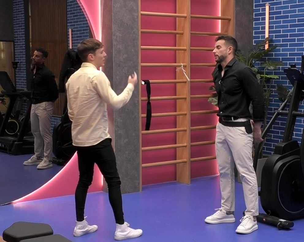 Raúl departe con Íñigo