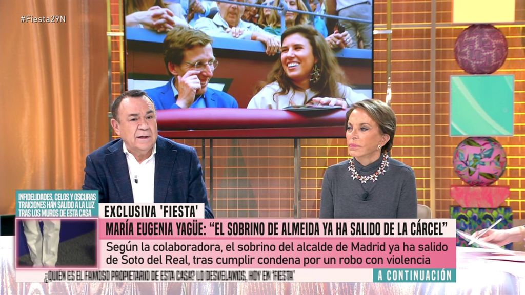 Exclusiva 'Fiesta' | El sobrino de Martínez-Almeida, a punto de salir de prisión: lo que se sabe de su puesta en libertad Fiesta 2025 Top Vídeos 908