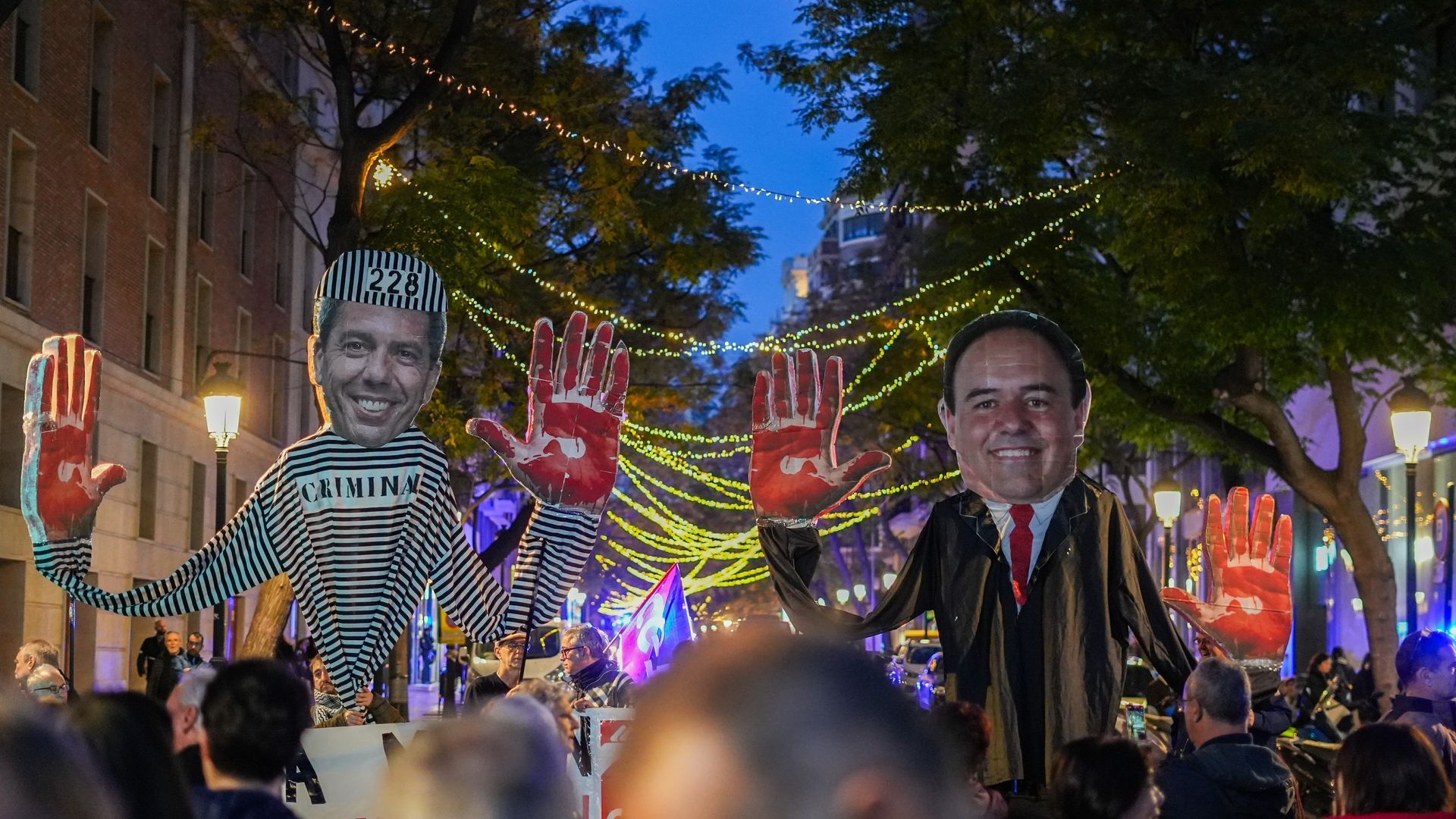 Manifestación en Valencia para pedir que Mazón declare ante la jueza por su gestión de la dana