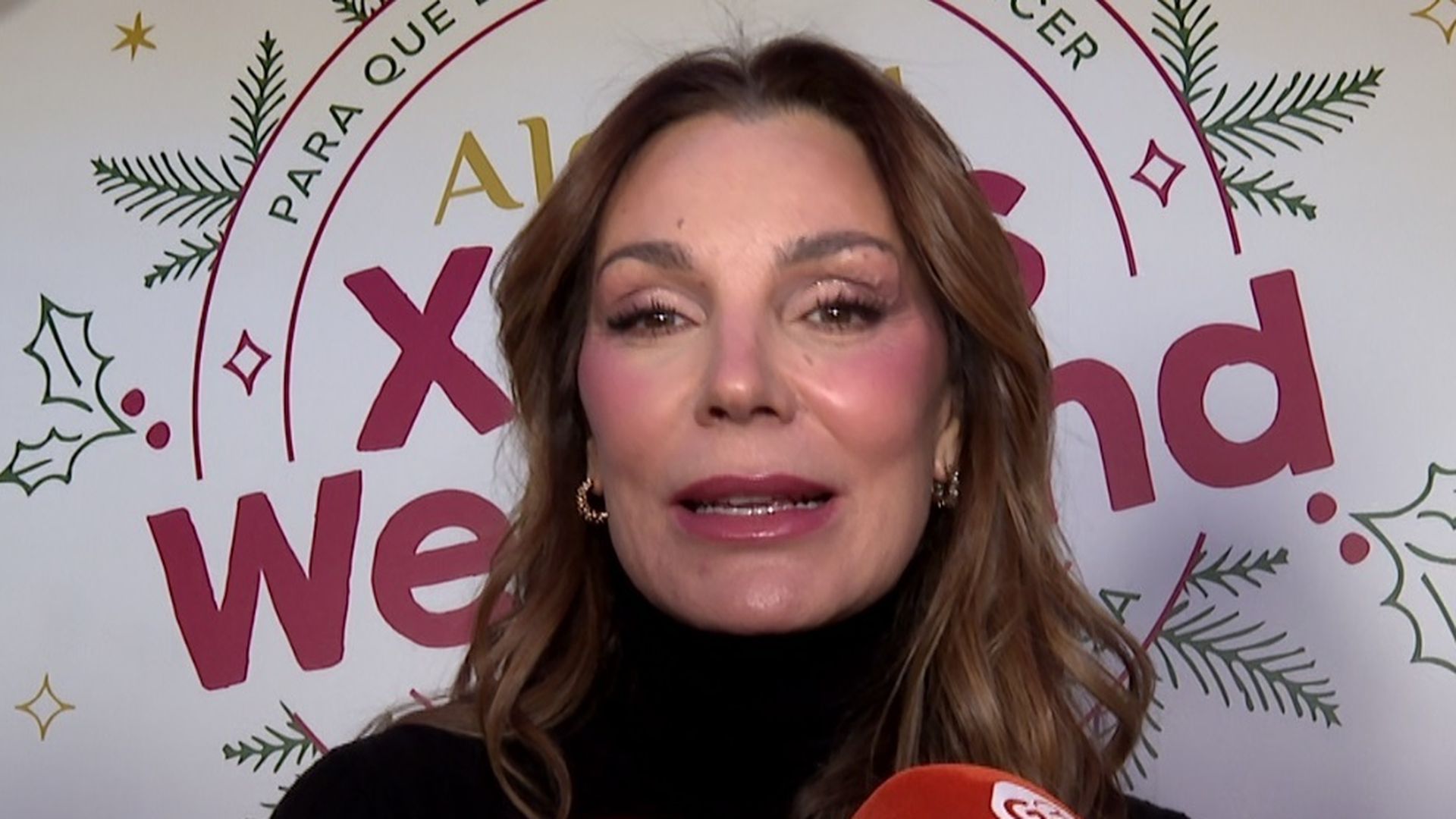 Mar Flores en en la inauguración del Mercadillo Aladina