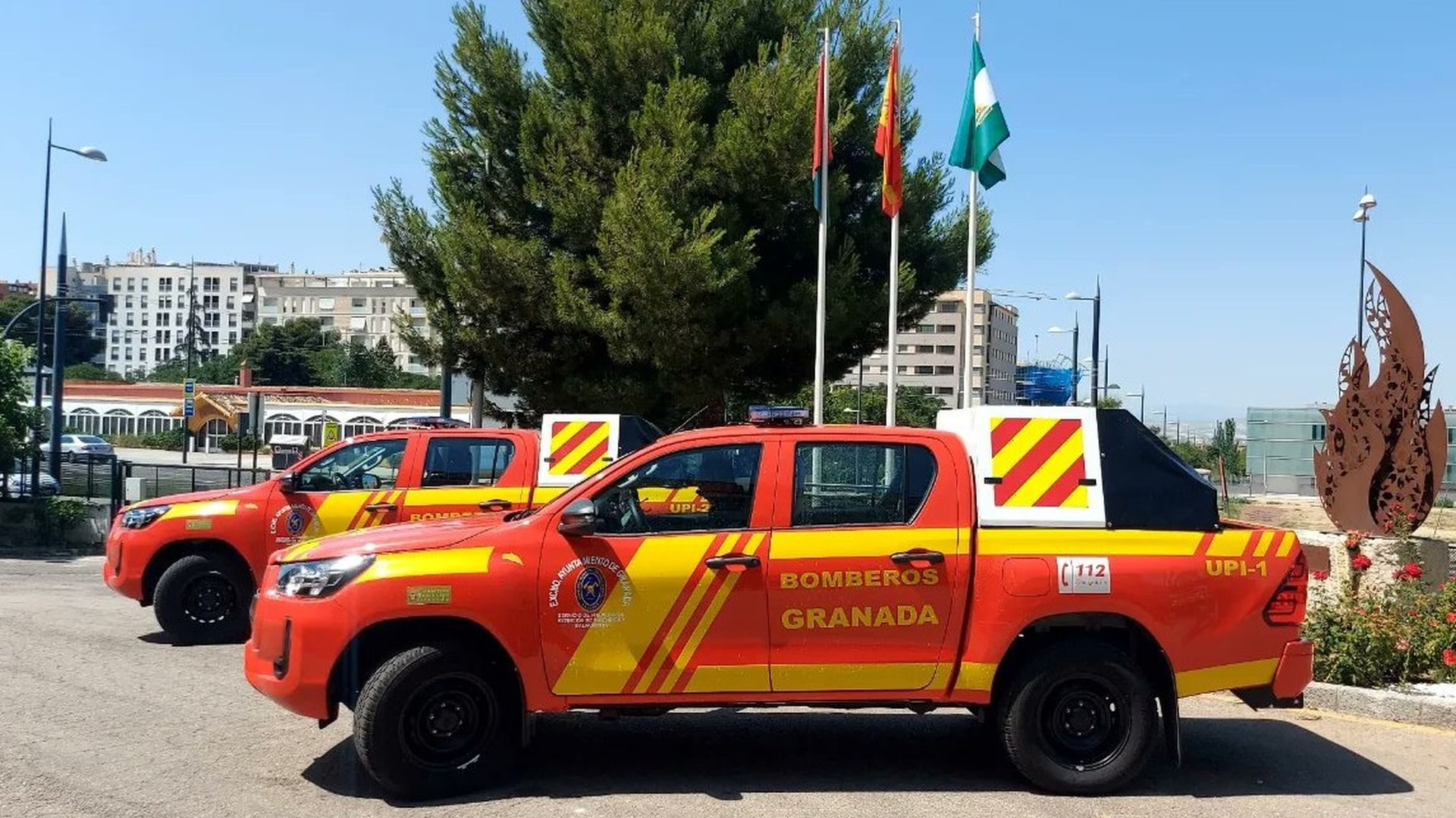 Vehículos de Bomberos de Granada