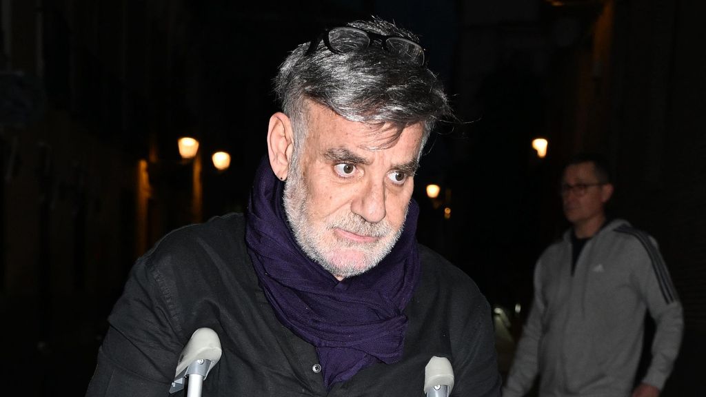 Joaquín Torres en el funeral de su madre