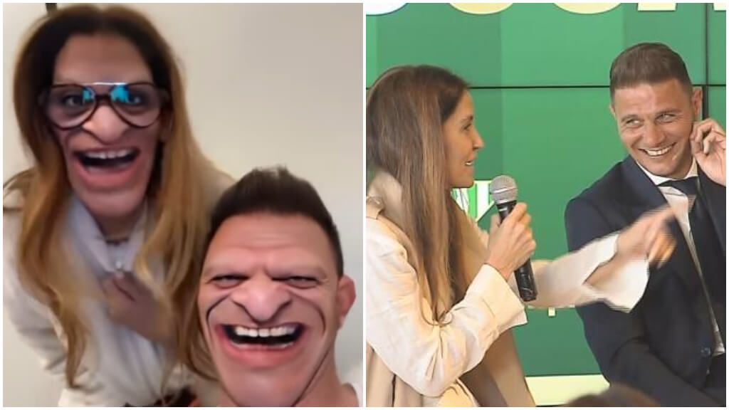  Joaquín Sánchez y Susana Saborido (Fotos: redes sociales)