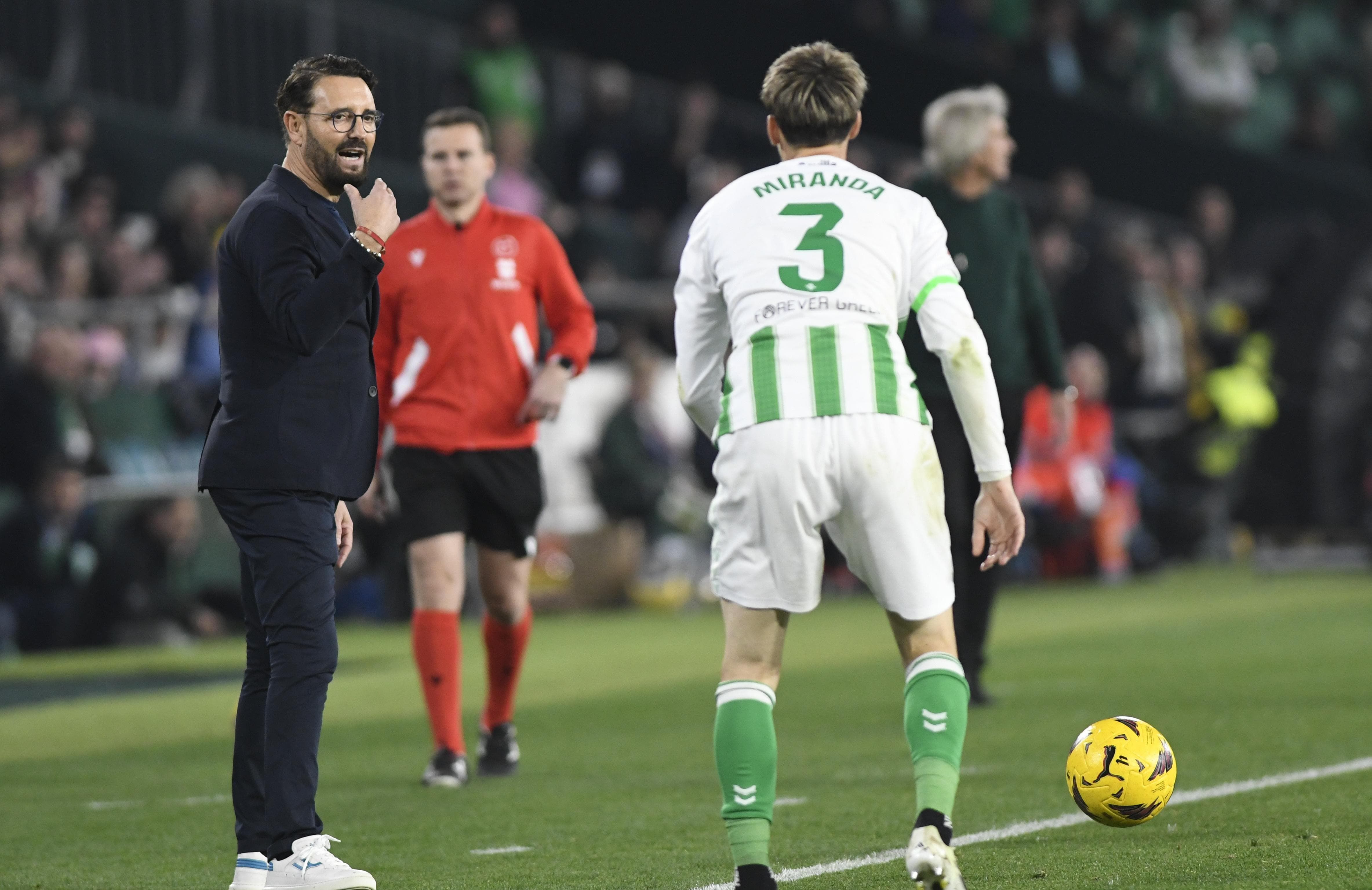  Bordalás y Miranda, enfrentados en el Benito Villamarín.
