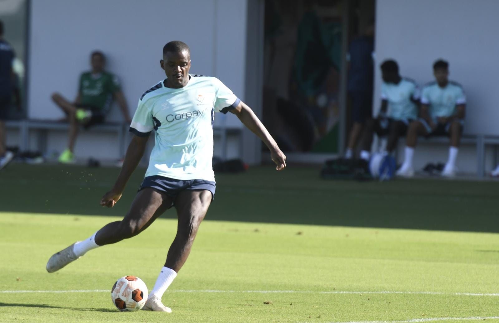  William Carvalho, en un entrenamiento.