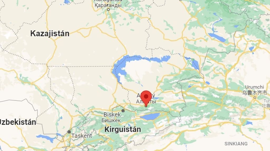  Ubicación de Almaty (Europa Press)