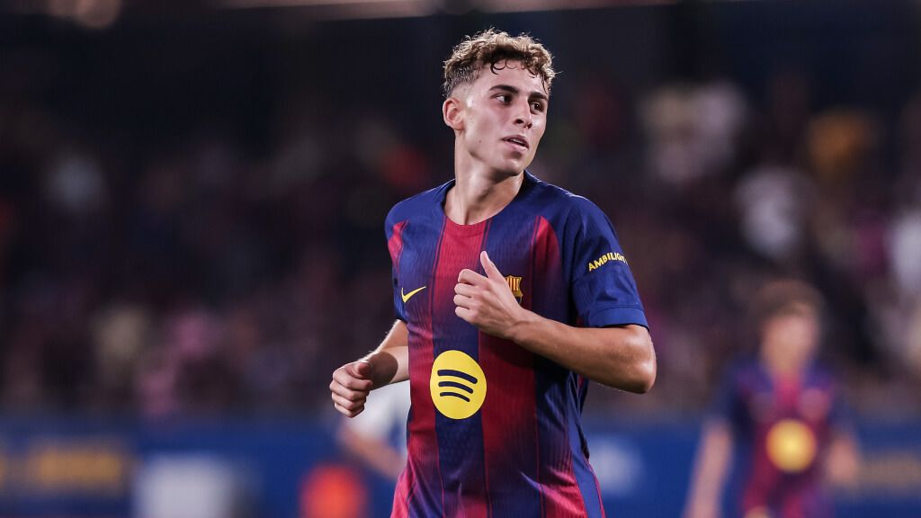 Fermín López con el FC Barcelona (Europa Press)
