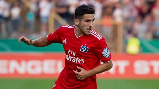  Jairo Sampeiro, con el Hamburgo.