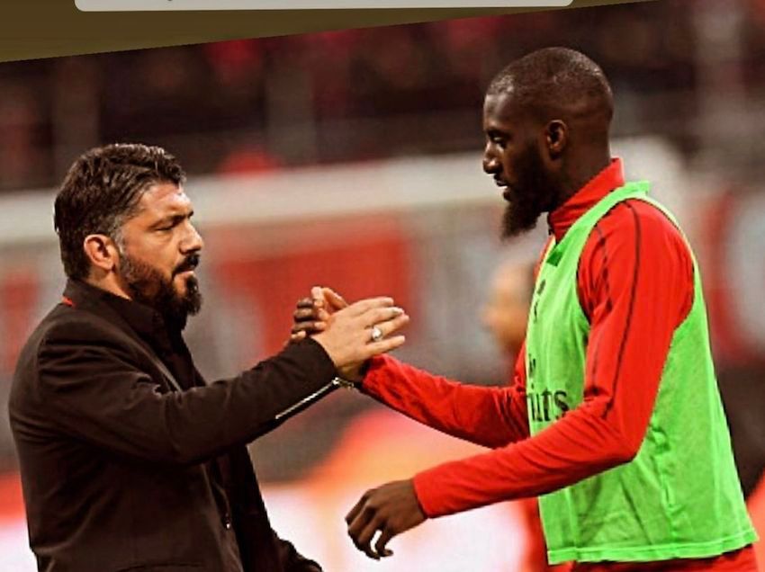  Bakayoko con Gattuso